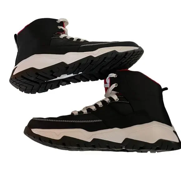 Calvin Klein Jeans Cremina Nylon Puffy Black High Top Sneaker Size 10 - Picture 6 of 7